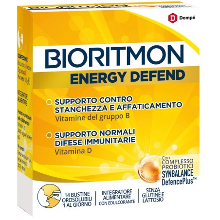 Bioritmon Energy Defend per le Difese Immunitarie 14 Bustine - Integratori per difese immunitarie - 982005896 - Bioritmon - €...
