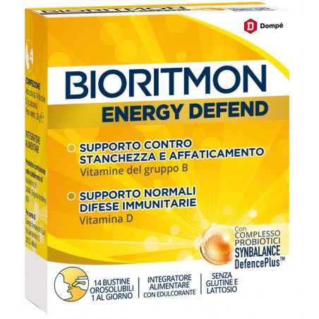 Bioritmon Energy Defend per le Difese Immunitarie 14 Bustine Bioritmon - 1 Bioritmon Energy Defend per le Difese Immunitarie 14 Bustine Bioritmon - 1