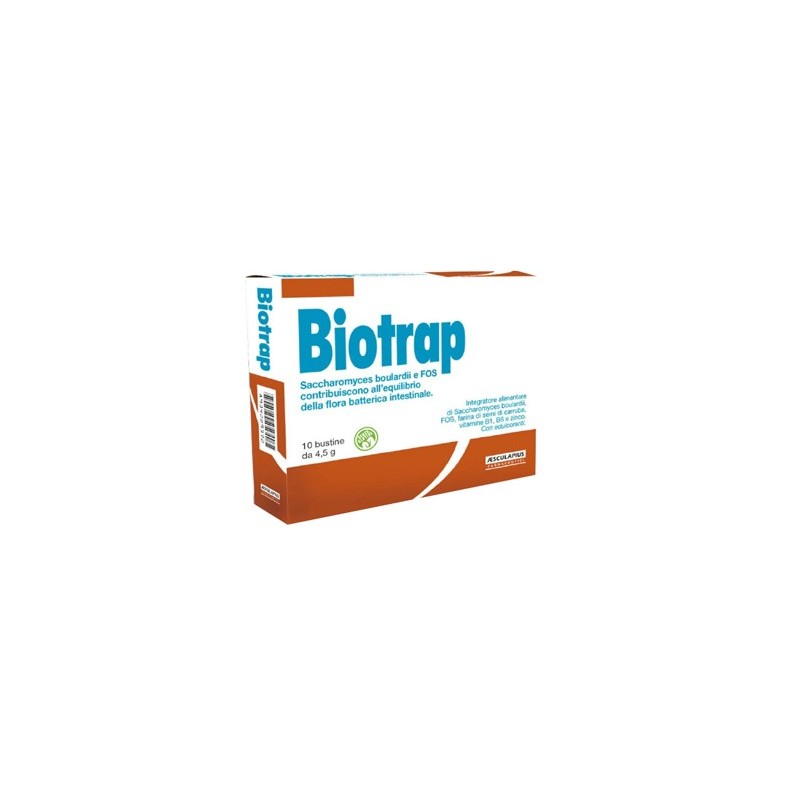 Aesculapius Farmaceutici Biotrap Per La Flora Batterica 10 Bustine - Integratori di fermenti lattici - 934229372 - Aesculapiu...