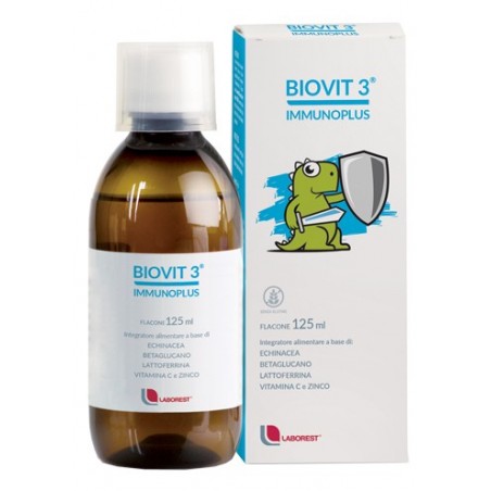 Uriach Italy Biovit 3 Immunoplus 125 Ml - Integratori per apparato respiratorio - 939462329 - Uriach Italy - € 18,35