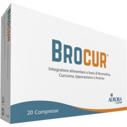 Aurora Licensing Brocur 20 Compresse - Integratori drenanti e pancia piatta - 975093980 - Aurora Licensing - € 16,81