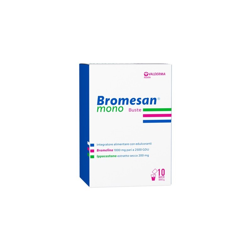 Valderma Bromesan Mono 10 Buste Da 4,5 G - Vitamine e sali minerali - 943773236 - Valderma - € 19,80