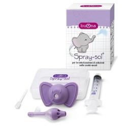 Buona Spray-Sol Kit Nebulizzazione Per Vie Aeree Bambini - Pulizia naso e orecchie bambini - 980792105 - Buona - € 11,25