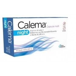 Maya Pharma Calema Night 30 Capsule Molli - Integratori per umore, anti stress e sonno - 945015143 - Maya Pharma - € 14,67