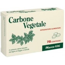 Marco Viti Carbone Vegetale 75 Compresse - Integratori per apparato digerente - 901329399 - Marco Viti - € 4,97