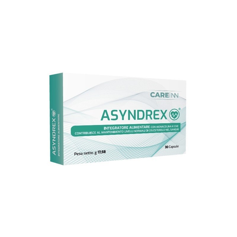 Innbiotec Pharma Careinn Asyndrex 30 Capsule - Integratori per il cuore e colesterolo - 982934554 - Innbiotec Pharma - € 18,70