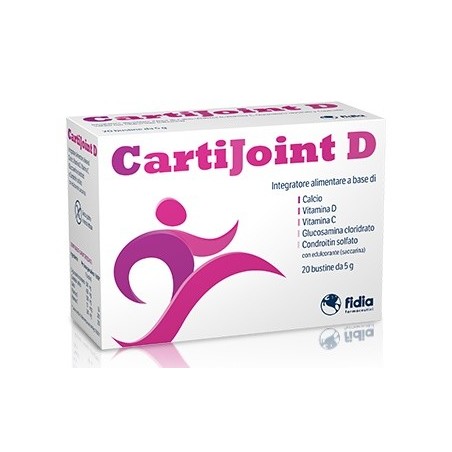 Cartijoint D Integratore Per Le Ossa 20 Bustine - Integratori per dolori e infiammazioni - 933203883 - Cartijoint - € 24,00