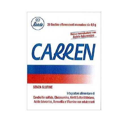 Ist. Chim. Internaz. Rende Carren 20 Bustine Effervescenti Monodose Da 4,6 G L'una Ist. Chim. Internaz. Rende - 1 Ist. Chim. Internaz. Rende Carren 20 Bustine Effervescenti Monodose Da 4,6 G L'una Ist. Chim. Internaz. Rende - 1