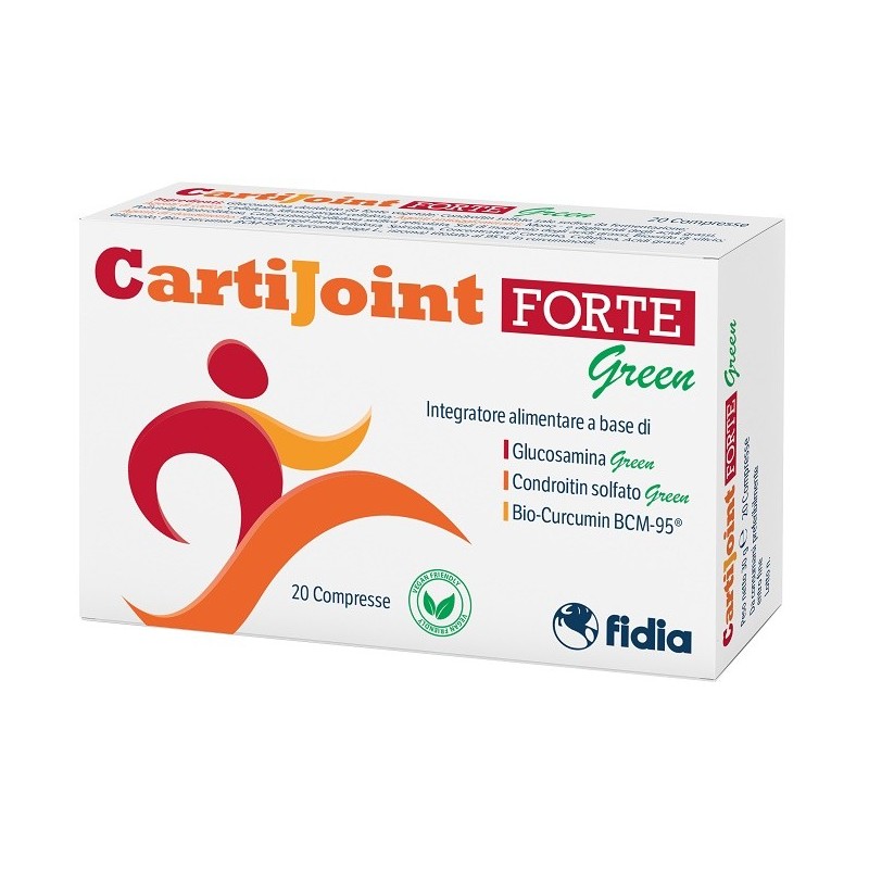 Cartijoint Forte Green Integratore Antiossidante 20 Compresse - Integratori per dolori e infiammazioni - 981352964 - Cartijoi...