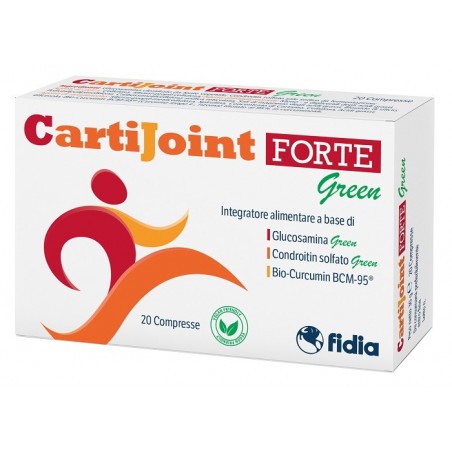 Cartijoint Forte Green Integratore Antiossidante 20 Compresse - Integratori per dolori e infiammazioni - 981352964 - Cartijoi...