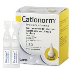 Cationorm Gocce Per Secchezza Oculare 30 Fiale Monodose - Colliri - 939989087 - Cationorm