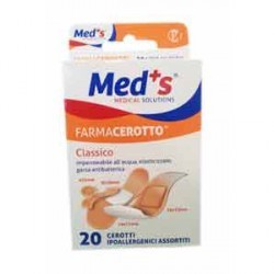 Farmac-zabban Cerotto Meds Strips Poliuretano Ipoallergenico Classico Assortiti 20 Pezzi - Rimedi vari - 931988620 - Farmac-Z...