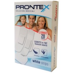 Safety Prontex Cerotto White Strips In TNT Sterile 3 Formati 20 Pezzi - Medicazioni - 901550487 - Safety - € 3,43