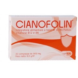 Laerbium Pharma Cianofolin 30 Compresse Gastroprotette 9 G - Vitamine e sali minerali - 905324810 - Laerbium Pharma - € 15,31