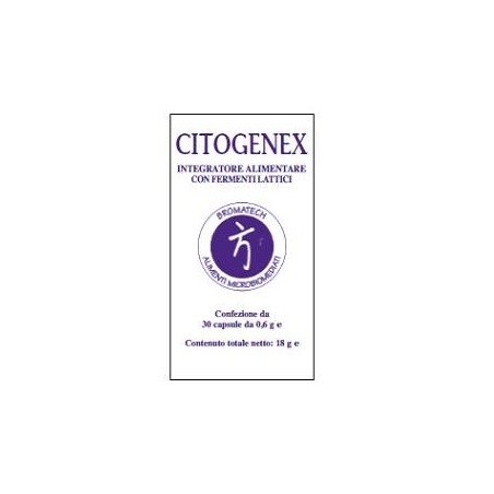 Bromatech Citogenex 30 Capsule - Integratori di fermenti lattici - 911974448 - Bromatech - € 24,82