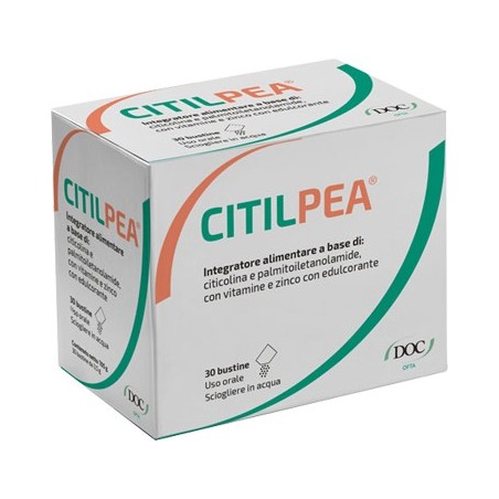 Citilpea Sostegno Sistema Nervoso 30 bustine Doc Generici - 1 Citilpea Sostegno Sistema Nervoso 30 bustine Doc Generici - 1