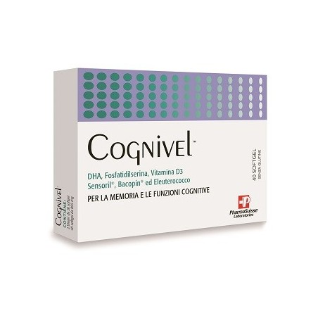 Pharmasuisse Laboratories Cognivel 40 Softgel - Integratori per concentrazione e memoria - 938685272 - Pharmasuisse Laborator...