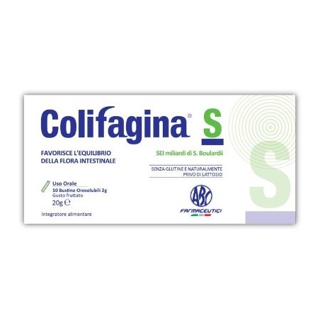 Abc Farmaceutici Colifagina S 10 Buste Orosolubili - Integratori per apparato digerente - 973607548 - Abc Farmaceutici - € 10,50