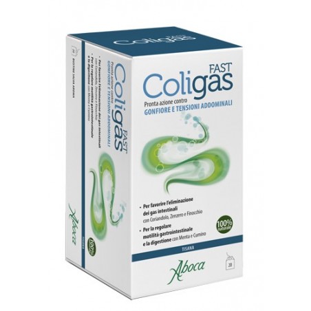 Aboca Coligas Fast Tisana 20 Bustine Aboca - 1 Aboca Coligas Fast Tisana 20 Bustine Aboca - 1