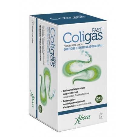 Aboca Coligas Fast Tisana 20 Bustine - Integratori per apparato digerente - 979065137 - Aboca - € 9,03