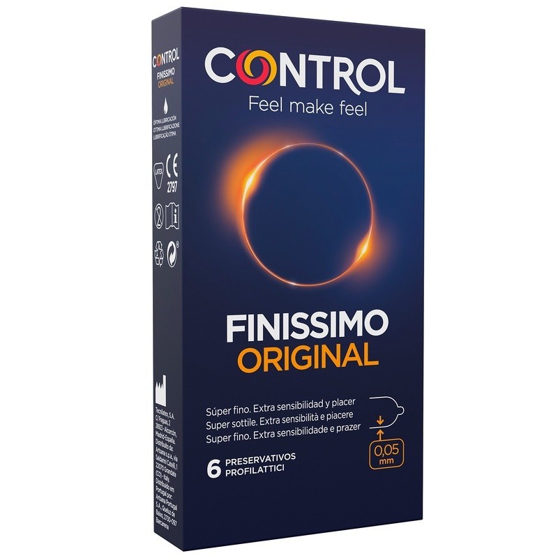 Artsana Control Finissimo Original 6 Pezzi - Profilattici e Contraccettivi - 979779903 - Artsana - € 8,10