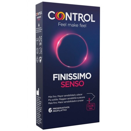 Artsana Control Finissimo Senso 6 Pezzi - Profilattici e Contraccettivi - 979779927 - Artsana - € 6,77