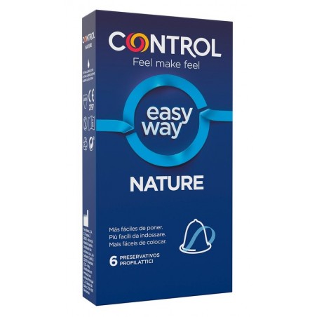 Artsana Profilattico Control Nature Easy Way 6 Pezzi - Profilattici e Contraccettivi - 979946403 - Artsana - € 6,71