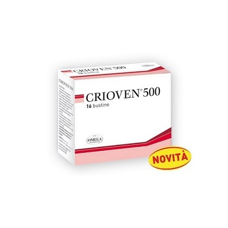 Omega Pharma Crioven 500 16 Bustine - Circolazione e pressione sanguigna - 926636527 - Omega Pharma - € 20,21