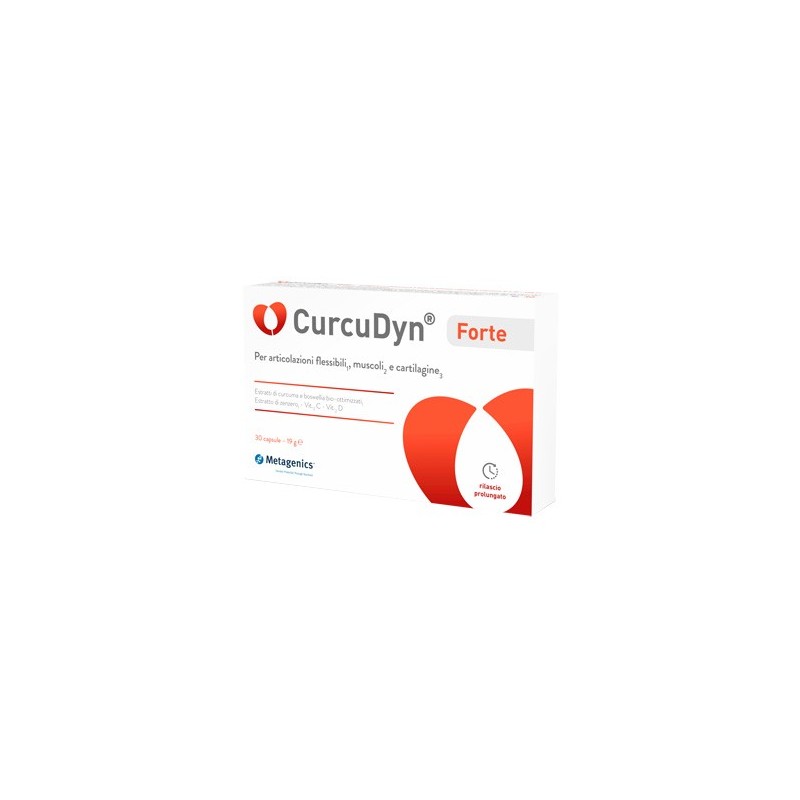 Curcudyn Forte Integratore Per Ossa Muscoli e Articolazioni 30 Capsule Metagenics - 1