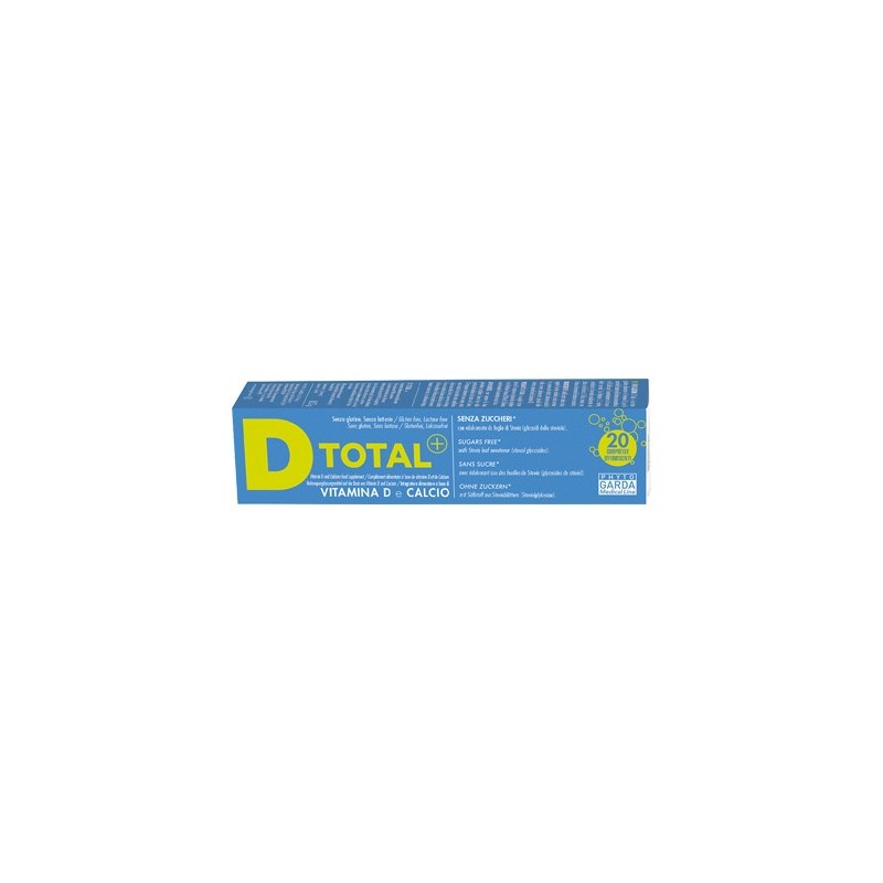 Phyto Garda D Total+ Vitamina D-ca 20 Compresse Effervescneti - Vitamine e sali minerali - 980766644 - Phyto Garda - € 7,55