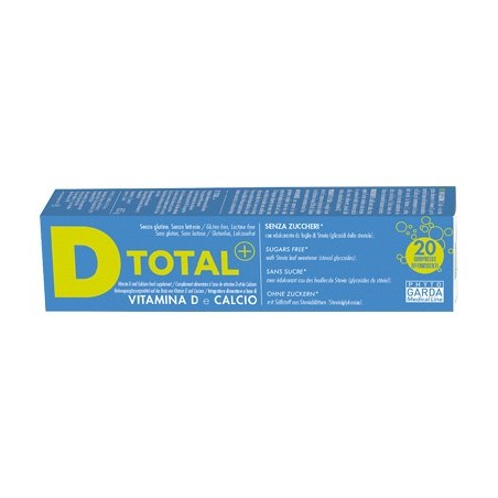 Phyto Garda D Total+ Vitamina D-ca 20 Compresse Effervescneti - Vitamine e sali minerali - 980766644 - Phyto Garda - € 7,55