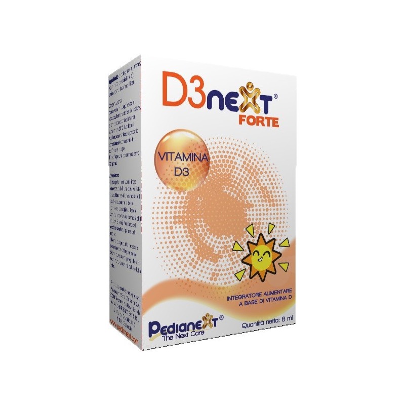 Pedianext D3next Forte Integratore Di Vitamina D3 8 Ml - Vitamine e sali minerali - 982683904 - Pedianext - € 11,08