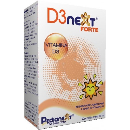 Pedianext D3next Forte Integratore Di Vitamina D3 8 Ml - Vitamine e sali minerali - 982683904 - Pedianext - € 12,47
