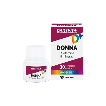 Dailyvit+ Donna Multivitaminico E Multiminerale 30 Compresse Rivestite - Vitamine e sali minerali - 938963016 - Dailyvit+ - €...