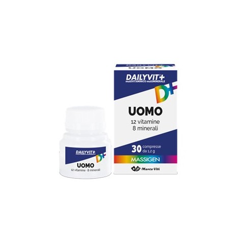 Marco Viti Farmaceutici Dailyvit+ Uomo Multivitaminico E Multiminerale 30 Compresse Rivestite Marco Viti - 1 Marco Viti Farmaceutici Dailyvit+ Uomo Multivitaminico E Multiminerale 30 Compresse Rivestite Marco Viti - 1