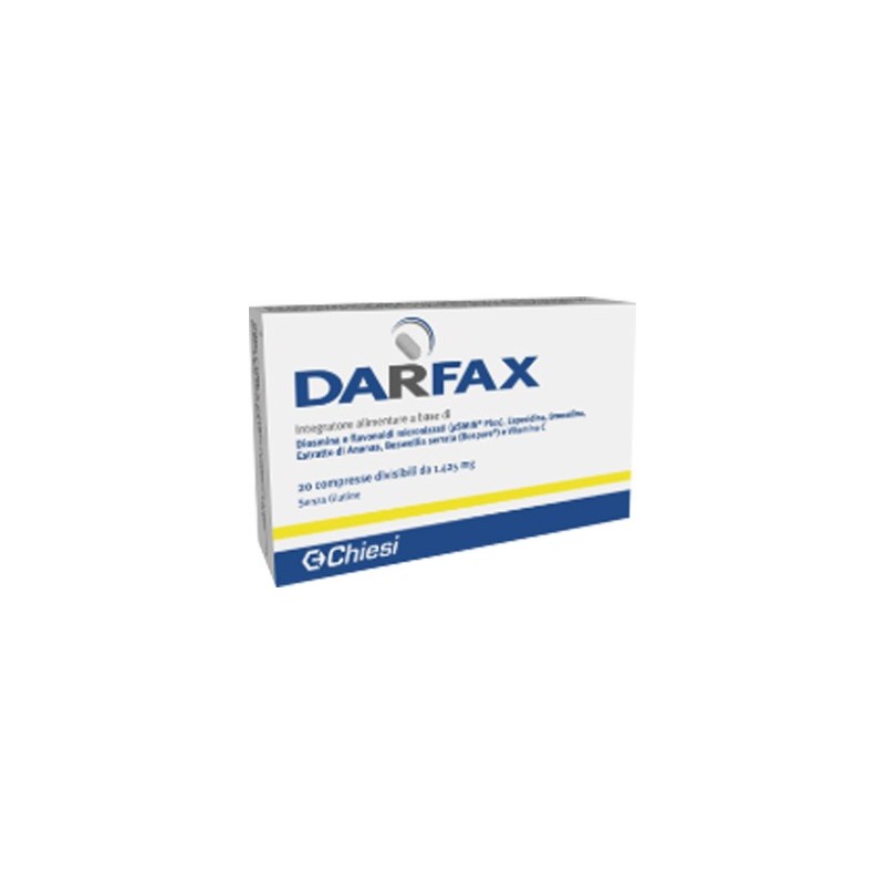 Chiesi Italia Darfax 20 Compresse Divisibili - Circolazione e pressione sanguigna - 974762801 - Chiesi Italia - € 25,00