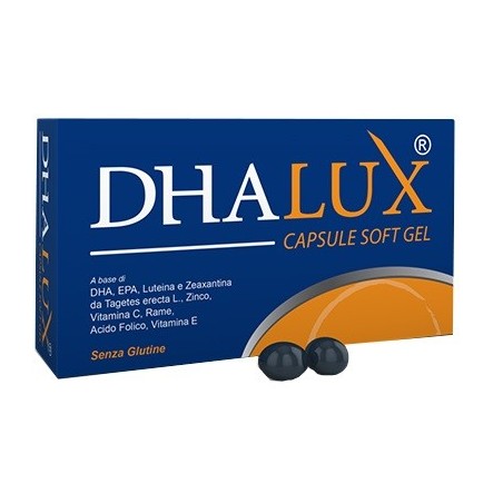 Shedir Pharma Unipersonale Dhalux Blister 30 Capsule Molli Astuccio 27,36 G - Integratori per occhi e vista - 934503436 - She...