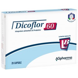 Dicoflor 60 Integratore di Probiotici Per Equilibrio Intestinale 20 Capsule - Fermenti lattici - 904713981 - Dicoflor - € 20,00