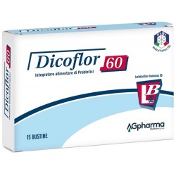 Dicoflor 60 Probiotici Per Flora Batterica Intestinale 15 Bustine - Fermenti lattici - 933907154 - Dicoflor - € 18,70
