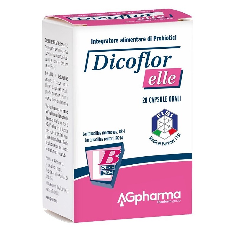 Dicoflor Elle Equilibrio Flora Batterica Intestinale 28 Capsule - Integratori di fermenti lattici - 934416619 - Dicoflor - € ...