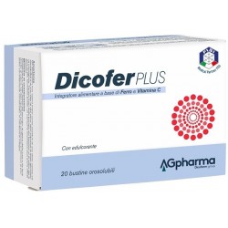 Ag Pharma Dicofer Plus 20 Bustine - Vitamine e sali minerali - 938972650 - Ag Pharma - € 18,70