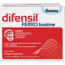 Humana Italia Difensil Ferro Bustine 20 Bustine 2 G - Integratori di ferro - 935586646 - Humana - € 18,90