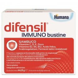 Humana Italia Difensil Immuno Bustine 14 Bustine - Vitamine e sali minerali - 944440534 - Humana - € 17,06