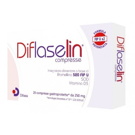 Difass International Diflaselin 20 Compresse Gastroprotette 250 Mg Difass International - 1 Difass International Diflaselin 20 Compresse Gastroprotette 250 Mg Difass International - 1