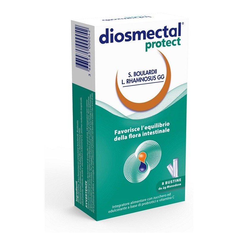 Ipsen Consumer Healthcare Diosmectal Protect 8 Bustine Orosolubili 2 G - Integratori di fermenti lattici - 979682818 - Ipsen ...