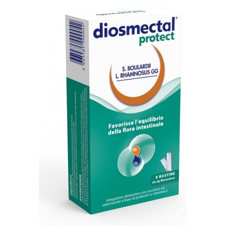 Ipsen Consumer Healthcare Diosmectal Protect 8 Bustine Orosolubili 2 G - Integratori di fermenti lattici - 979682818 - Ipsen ...