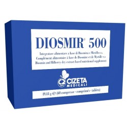 Diosmir 500 Integratore per Gambe Pesanti 60 Compresse - Circolazione e pressione sanguigna - 982667659 - Cizeta Medicali - €...