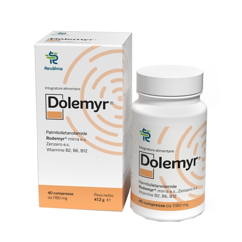 Revalma Inc Dolemyr 40 Compresse - Integratori per dolori e infiammazioni - 981474238 - Revalma Inc - € 30,57