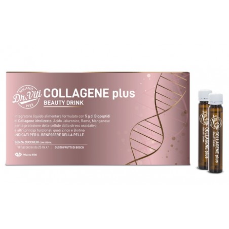 Dr Viti Collagene Plus Beauty Drink 250 Ml Marco Viti - 1 Dr Viti Collagene Plus Beauty Drink 250 Ml Marco Viti - 1