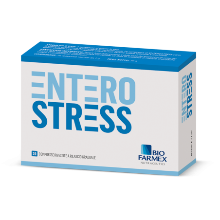 Biofarmex Enterostress 20 Compresse - Integratori per regolarità intestinale e stitichezza - 974996492 - Biofarmex - € 17,56